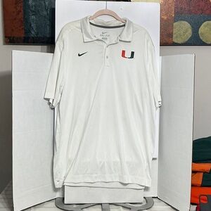 Closet clean out!  Nike men’s Dri Fit polo with Miami Dolphins logo